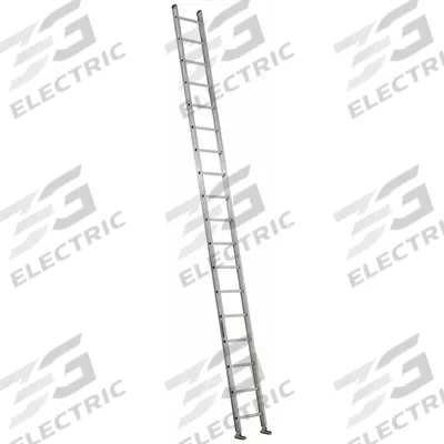LOUISVILLE LADDER Straight Ladder: 18 ft Ladder Size, Aluminum, 300 lb Load Capacity - Lightweight Aluminum Straight Ladders