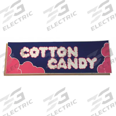 CRETORS Cotton Candy Sign: 1484, 31EW02 - Replacement Parts for Cotton Candy Machines