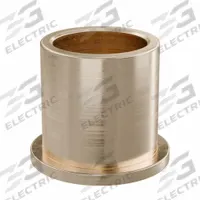 Flanged Sleeve Bearing: Bronze, SAE 841, 15 mm Bore, 19 mm OD, 20 mm Lg, -35°F to 300°F, 10 PK (MPN FFM1519-20B). Key specifications — System of Measurement: Metric; Material Grade: SAE 841; Flange Type: Flanged; Brand: OILITE.
