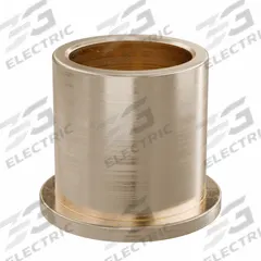 Flanged Sleeve Bearing: Bronze, SAE 841, 15 mm Bore, 19 mm OD, 20 mm Lg, -35°F to 300°F, 10 PK (MPN FFM1519-20B). Key specifications — System of Measurement: Metric; Material Grade: SAE 841; Flange Type: Flanged; Brand: OILITE.
