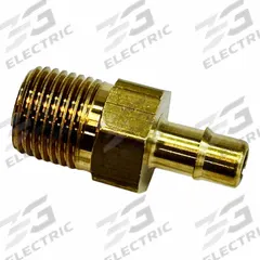 MEM-CO Mini Barbed Fitting Adapter: 3/4 in ID x 3/4 in Pipe x 1/2 in ID Size, MNPT x Tube, Brass (MPN 3/4B11). Key specifications — Brand: MEM-CO.