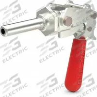 DE-STA-CO Straight Line Clamp: Through-Hole Base Mounting, Locking Horizontal Handle, 2.61 in Arm Lg (MPN 624-R). Key specifications — Plunger Thread: 3/8-16; Recommended Spindle Model No.: 624105; Brand: DE-STA-CO.