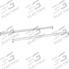 TENNSCO Shelf: 48 in x 24 in, 850 lb Load Capacity, Gray, Shelf (MPN ZKM-4824). Key specifications — Includes: Shelf; Shelf Configuration: Single Straight; Color: Gray; Frame Material: Steel; Brand: TENNSCO; Frame Finish: Zinc Plated; Product Type: Shelf.