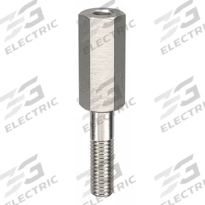 APPROVED VENDOR Standoff: Male x Female, 1 1/4 in Lg, Hex, Aluminum, Plain, 5/16 in Hex Wd - Aluminum Male x Female Standoffs