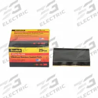 3M Electrical Tape: Square, 2 1/2 in Wd, 2 1/2 in Lg, 45 mil Thick, Vinyl, Mastic, Black, 250 PK (MPN 06149-2-1/2X2-1/2IN). Key specifications — Series: 06149.