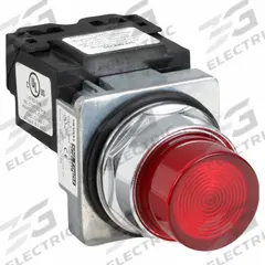 SIEMENS Pilot Light: 30 mm Panel Mounting Size, Red, LED, 120 V AC/DC Max Volt Rating (Supply) (MPN 52PL4E2XB). Key specifications — Series: Class 52; Brand: SIEMENS; Includes Push-To-Test: No Push-To-Test Included.