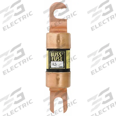 BUSSMANN Forklift Limiter Fuse: ALS Series, Bolt-On, Gen Purpose, 550 A, 48 V DC - Fast-Acting & General Purpose Bolt-On Fuses