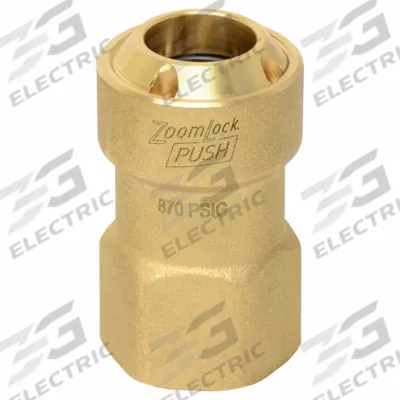 PARKER Push-Fit Adapter Fitting: 3/8 in OD Size, Push-to-Connect x UNF, Brass - Brass Push-to-Connect Tube Fittings
