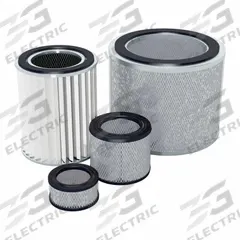 SOLBERG Filter: Fiberglass, 4.75 in Overall Ht, 2 1/2 in Inside Dia, 5 in Outside Dia, HE848. Key specifications — attr59866: HE848; attr59869: SOLBERG; attr59875: CSL-HE848-125HC.