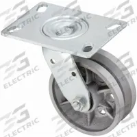 APPROVED VENDOR Plate Caster: Swivel, Iron, 5 in Wheel Dia, 2 in Wheel Wd, 6 1/2 in Mounting Ht (MPN P21S-C050R-16-VG1). Key specifications — attr1100373: APPROVED VENDOR.