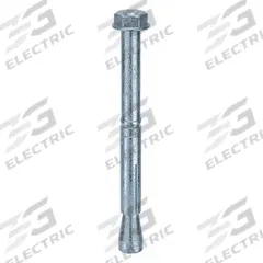 MKT FASTENING Wedge Anchor Stud: 237 mm Overall Lg, 24 mm Dia, M16 Thread Size, Steel, Steel, 5 PK (MPN M16530301). Key specifications — Brand: MKT FASTENING; Anchor Type: Wedge; Finish Type: Zinc Plated.