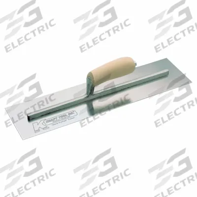 KRAFT TOOL Cement Trowel: Blade Material Carbon Steel, Blade Shape Square - Square-End Finishing Trowels
