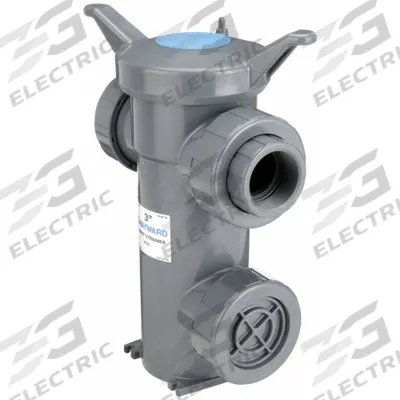 HAYWARD Basket Strainer: PVC, 0.125 in Screen Size, Single, NPT, 3 in, 22 5/16 in Ht - PVC Basket Strainers