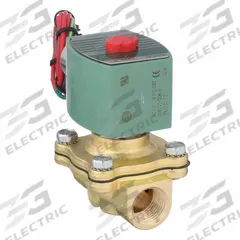 REDHAT Solenoid Valve: 2-Way, Normally Closed, 1/2 in Pipe Size, 24V DC, Watertight, High Flow (MPN 8210G094). Key specifications — Pipe Size: 1/2 in; Voltage: 24V DC; Brand: REDHAT; Coil Enclosure: Watertight.