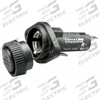 MERSEN Panel Mount Fuse Holder: For Fuse Size 13/32 in x 1 1/2 in, 1 Pole, 30 A Max, 600 V AC (MPN GPM-B). Key specifications — Fuse Holder Termination Type: 1/4 in Quick Connect; Fuse Holder Cap Style: Bayonet Knob; Brand: MERSEN.