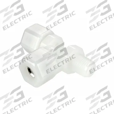 PARKER Compression Tee Fitting: 3/8 in OD x 1/4 in Pipe x 3/8 in OD Size - General Purpose Nylon Compression Fittings