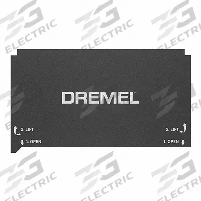 DREMEL 3D Printer Flexible Build Sheet: For Use w/ 3D40-FLX - Build Sheets for 3D Printers