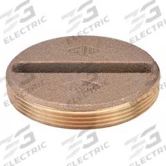 JAY R. SMITH MFG. CO Floor Cleanout: 4 in Overall Dia, 1 in Overall Ht, Cast Bronze, Cast Bronze (MPN 4470T04). Key specifications — Color: Bronze; Resistance Properties: Corrosion-Resistant; Brand: JAY R. SMITH MFG. CO; Finish: Cast Bronze; Includes: Plug.