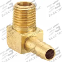 PARKER Barbed Hose Fitting: For 5/16 in Hose I.D., Hose Barb x NPT, 5/16 in x 1/4 in Fitting Size (MPN 129HB-5-4). Key specifications — Fitting Connection Type: Hose Barb x NPT; Fitting Gender: Male x Male; Nipple Grip Type: No Knurl; Brand: PARKER.