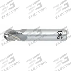 OSG Ball End Mill: Carbide, TiCN Coated, 4 Flute, 1/8" Mill Dia, 1/4" LOC, 1-1/2" OAL (MPN 414-1250-BN08)