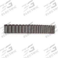 PROTO Impact Socket Set: 3/8 in Drive Size, Small Set (0-50 pieces) Set Size, 19 Pieces, Black Oxide (MPN J72216). Key specifications — attr1204251: PROTO; attr1215453: 3/8 in; attr1215454: 6 mm to 24 mm.