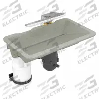 BRADLEY Bathroom Sink Kit: Mojave, Evervo®, 24 in Overall Lg, 14 1/2 in Overall Wd, Sensor, Washbar (MPN WB2-WB-ER1-0054). Key specifications — Includes: Drain Cap; Brand: BRADLEY; Color: Mojave; Sink Material: Evervo®.