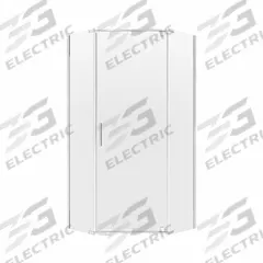 FOREMOST Shower Door: 25 1/4 in Max. Door Wd, 17 1/8 in Fixed Panel Wd, 74 in Overall Ht, Frameless (MPN CVNA0474-CL-SV). Key specifications — Brand: FOREMOST.