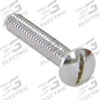 APPROVED VENDOR Screw for Face Plate: Brass, Chrome-Plated, 100 PK (MPN 35267). Key specifications — Color: Silver; Material: Brass.
