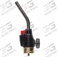 BERNZOMATIC Torch Kit: Webbed Flame, Trigger-Start, Fixed Tip (MPN WT2301). Key specifications — Brand: BERNZOMATIC; Manufacturer Part Number: WT2301; Compatible Fuel Type: Propane; Flame Adjustment: Adjustable Flame; Tip Type: Fixed Tip.