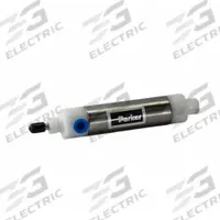 PARKER Round Air Cylinder: 1 1/16 in Bore, 2 in Stroke, Non-Repairable, Stainless Steel, SRDM (MPN 1.06DXPSRDM02.00). Key specifications — attr1122958: Non-Rotating Rod; attr942235: Stainless Steel; attr942202: PARKER; attr942209: Aluminum; attr942227: Nose; attr942243: SRDM.
