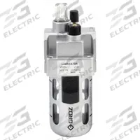 GROZ Compressed Air Lubricator: Micro Mist, 1/4 in NPT, 58 cfm, 145 psi Max Op Pressure, Knob (MPN L1491). Key specifications — attr111774: Aluminum; attr111402: Intermediate Duty; attr111761: GROZ.