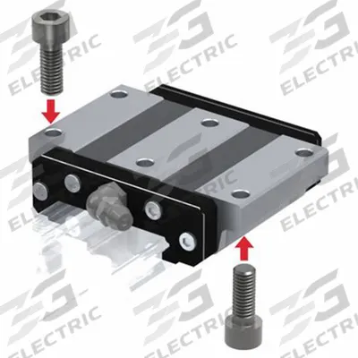 THK Linear Guide Carriage: For 69 mm Rail Wd, Ball, HRW Wide Rail Guide - THK HRW Series Ball Carriages