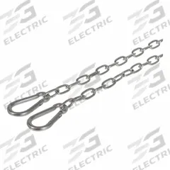 SYLVANIA Linear Highbay 2A, Chain Mount: 60 in Lg, For Linear High Bay 2A (MPN LNHIBA2A/CHAINMT). Key specifications — Color: Silver; Material: Steel; Includes: Chain Mount; Accessory Type: Chain Mount; For Use With: Linear High Bay 2A; Finish: Unfinished; Brand: SYLVANIA.