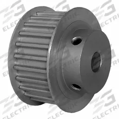 DAYTON Timing Pulley: Curvilinear, Fixed, For 15 mm Belt Wd, 25 Teeth, 5 mm Pitch, Aluminum (MPN 25-5M15M6FA8). Key specifications — Brand: DAYTON; Finish: Clear Anodized; For Belt Series: Powerhouse®.