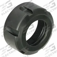 TECHNIKS Collet Nut: High Speed Slotted, For ER20, M25x1.5 Thread (MPN 46120). Key specifications — attr1038651: 70,000 RPM; attr1042874: 04614; attr1033482: 46120; attr1033486: TECHNIKS.