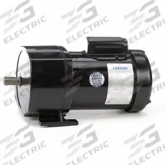 LEESON AC Gearmotor: Parallel, Single Output Shaft, Capacitor-Start, TEFC, 18 RPM, 0.25 hp Input (MPN 107003.00). Key specifications — Brand: LEESON; Full Load Current: 5.4/2.7 A.