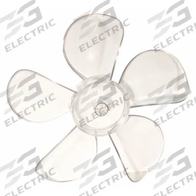 Dayton Propeller: 5 9/16 in Propeller Dia. (In.), 3/16 in Bore Dia. (In.) - DAYTON Plastic Fan Blades with CCW Facing Discharge