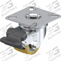 APPROVED VENDOR Plate Caster: Swivel, No Brake, Polyurethane, 35 mm Wheel Dia, 27 mm Wheel Wd, Slot (MPN LPA-VSTH 35K-RA). Key specifications — Wheel Bearing Type: Ball; Wheel/Tread Color: Beige; Brand: APPROVED VENDOR; Caster Type: Swivel.