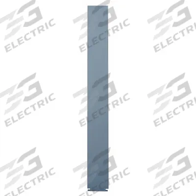 ASI GLOBAL PARTITIONS Partition Column: Plastic Polymer, Pebble, Charcoal, 70 in Ht, 7 in Wd - Pilasters for Bathroom Partitions