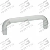 JW WINCO Pull Handle: Threaded Holes, Aluminum, Silver, 6.3 in Mounting Hole Center to Center (MPN 565-26-5/16X18-160-EL). Key specifications — Screw Size: 5/16"-18; Brand: JW WINCO; Color: Silver.
