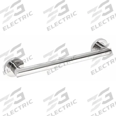 TAYMOR Wall Grab Bar: Straight, 16 in Lg, 1 1/4 in Dia, Stainless Steel - Standard Grab Bars