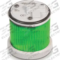 EDWARDS SIGNALING Tower Light Module: Flashing/Steady, 120V AC, Green, 48 mm Overall Dia, 200 Class (MPN 248LEDMG120A). Key specifications — Brand: EDWARDS SIGNALING; Compatible with Series: 200 Class; Lens Color: Green; Operating Voltage: 120V AC; Manufacturer Part Number: 248LEDMG120A.