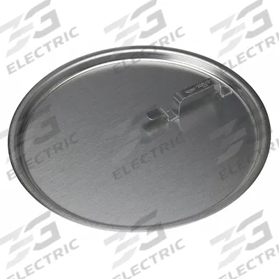 VOLLRATH Pail Cover: 1 in Overall Ht, 12 in Overall Dia, Stainless Steel, NSF Certified - Hygienic Dairy Pail Covers