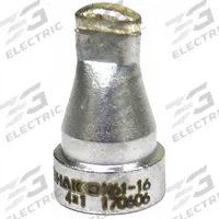 HAKKO Nozzle: Oval, 5.8 mm W, For Use With FR-301/4101/4102/4103/4104 (MPN N61-16). Key specifications — Brand: HAKKO; Manufacturer Part Number: N61-16.