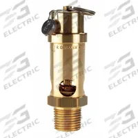 CONRADER Safety Valve: Soft Seat, 1/2 in (M)NPT Inlet (In.), 1/2 in (F)NPT Outlet (In.), Brass (MPN SRV530-1/2-CE-300). Key specifications — attr291993: Soft Seat; attr291998: Brass; attr292007: Silicone; attr292009: Brass; attr294753: CONRADER.