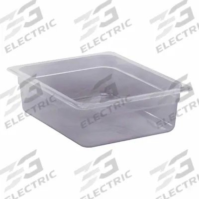 CAMBRO Food Pan: Half Size, Rectangular, 6.3 qt Capacity, NSF Certified - Steam Table Pans