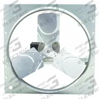 Exhaust/Supply Fan: Direct Drive, 20 in Blade, 1/3 hp, Totally Enclosed, 115/230V AC, 1 ph (MPN 10E025). Key specifications — Brand: DAYTON; Motor Enclosure: Totally Enclosed Air Over; Nameplate Voltage: 115/230V AC; Enclosure Design: Totally Enclosed Motor.