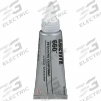 LOCTITE Retaining Compound: 660, 1.7 fl oz, Tube, Silver, For Loose-Fitting Parts (MPN 135527). Key specifications — Color: Silver.