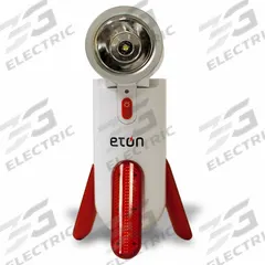 ETON Emergency Beacon: Rechargeable, 50 lm, 4 hr Run Time at Max. Brightness, 50 ft Max Beam, White (MPN ARCPT100W). Key specifications — Brand: ETON.
