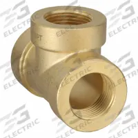 USA INDUSTRIALS Metal Pipe Tee: Tee, 3/4 in x 3/4 in x 3/4 in, Class 250, C38500 Brass (MPN ZUSA-PF-15542). Key specifications — Brand: USA INDUSTRIALS; Maximum Operating Pressure: 400 psi @ 72 °F.